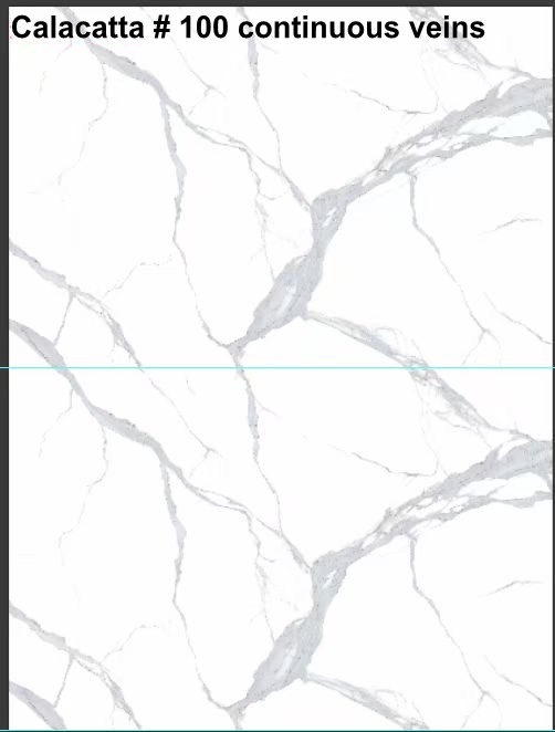 Calacatta White Artificial Marble Slabs